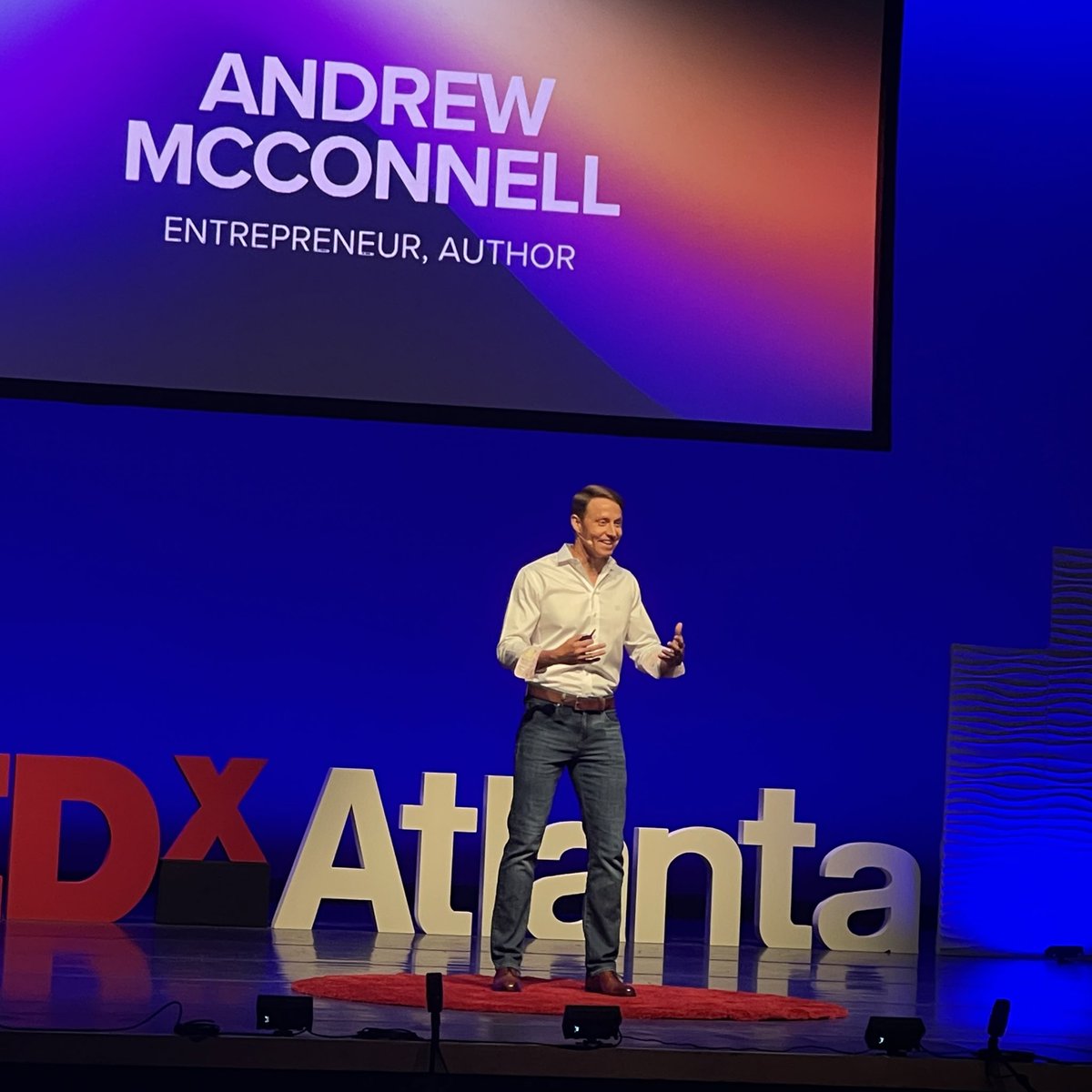 We’re kicking The Future of Us with entrepreneur Andrew McConnell 🙌
#TEDxATL2023 #WeRise