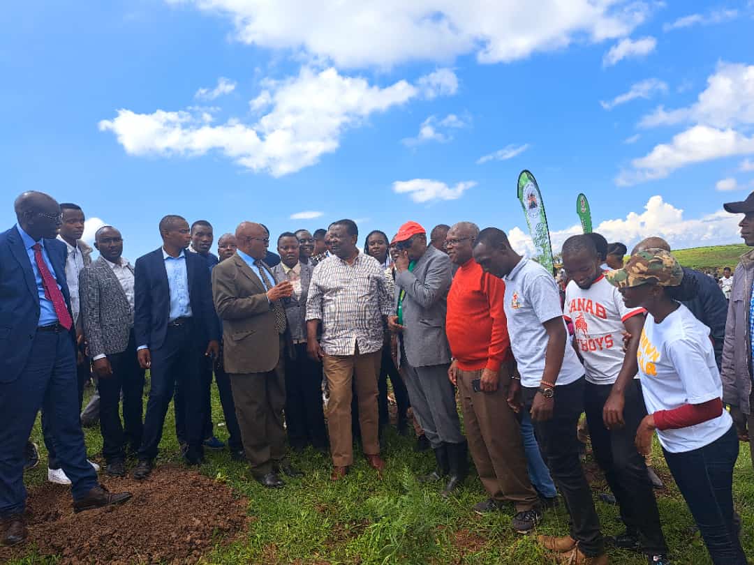 Antoinett2002's tweet photo. What a delightful moment it was today🙌.I  took part in the prime cabinet secretary tree planting exercise where we as the Egerton Community planted 10,000 trees #rehabilitation.  To exist as a nation, to prosper as a state, to live as  people, we must have trees.#mother nature https://t.co/zf6PbU2QAb