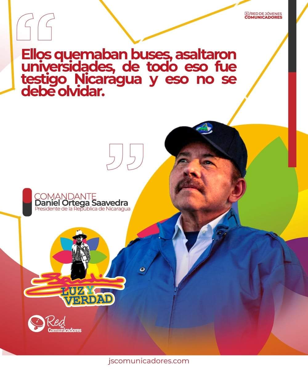 🔰 Palabras del comandante Daniel Ortega en acto conmemorativo al #aniversario 128 del 🌟 natalicio de nuestro General Augusto C. Sandino ❤️🖤

#SandinoLuzYVerdad  #VictoriasDeLaPaz