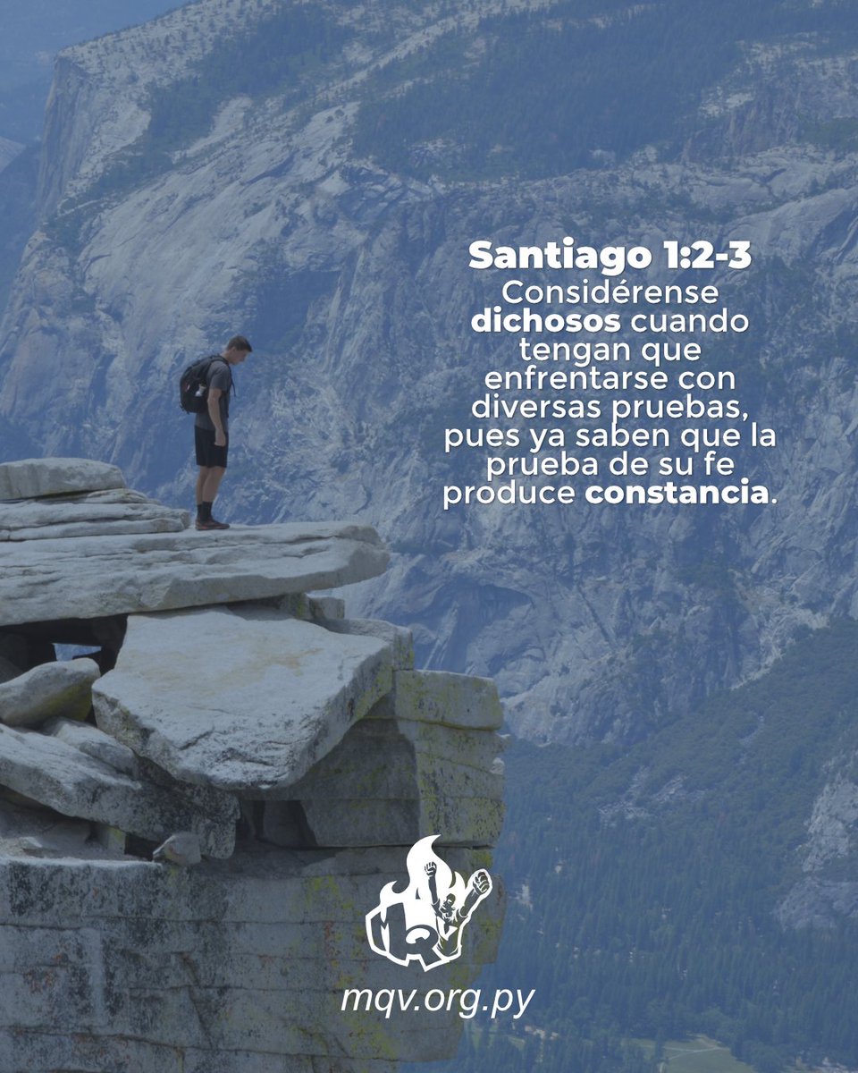 Mqvpy's tweet photo. Ninguna prueba es agradable en su momento. ¡Pero Dios nos llama a mirar desde Su perspectiva! Es probablemente en esa temporada donde más es formado nuestro carácter a Su imagen, desarrollamos nuestra fe y dependencia en Él.
¡Confía en Dios con todo tu corazón!

#22añosMQV https://t.co/CbozRTYTsf