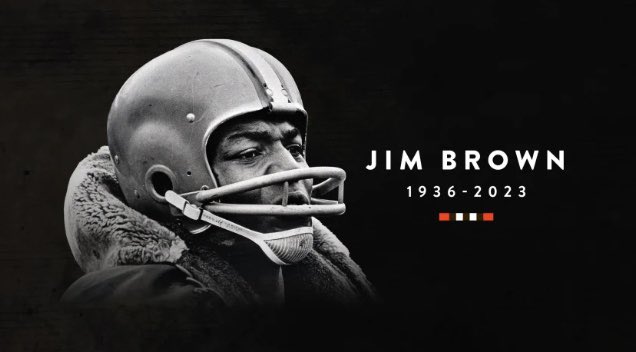 THE GREATEST OF ALL TIME #NFL RUNNING BACK #JIMBROWN #ripjimbrown 🌹