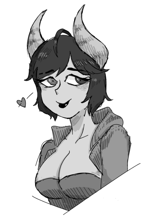 KuuArubin0's tweet photo. May 19th doodle #drawmay 
@CinnamonClwn 
i tried a new style of face and i think i turned cin into a milf LOL https://t.co/Wtwp7ZBNUD