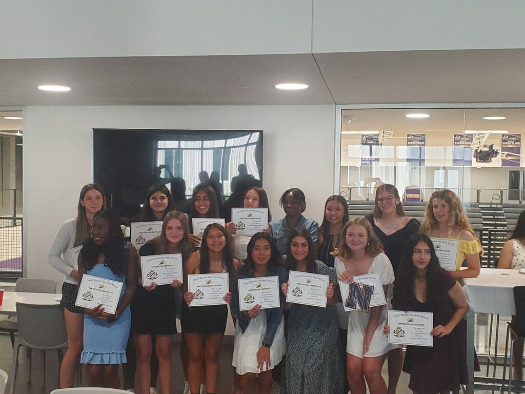 NKCwomensSoccer's tweet photo. Loved celebrating these ladies last night! Congratulations on a great season. ⚽️💜 https://t.co/CLcfwejEtY