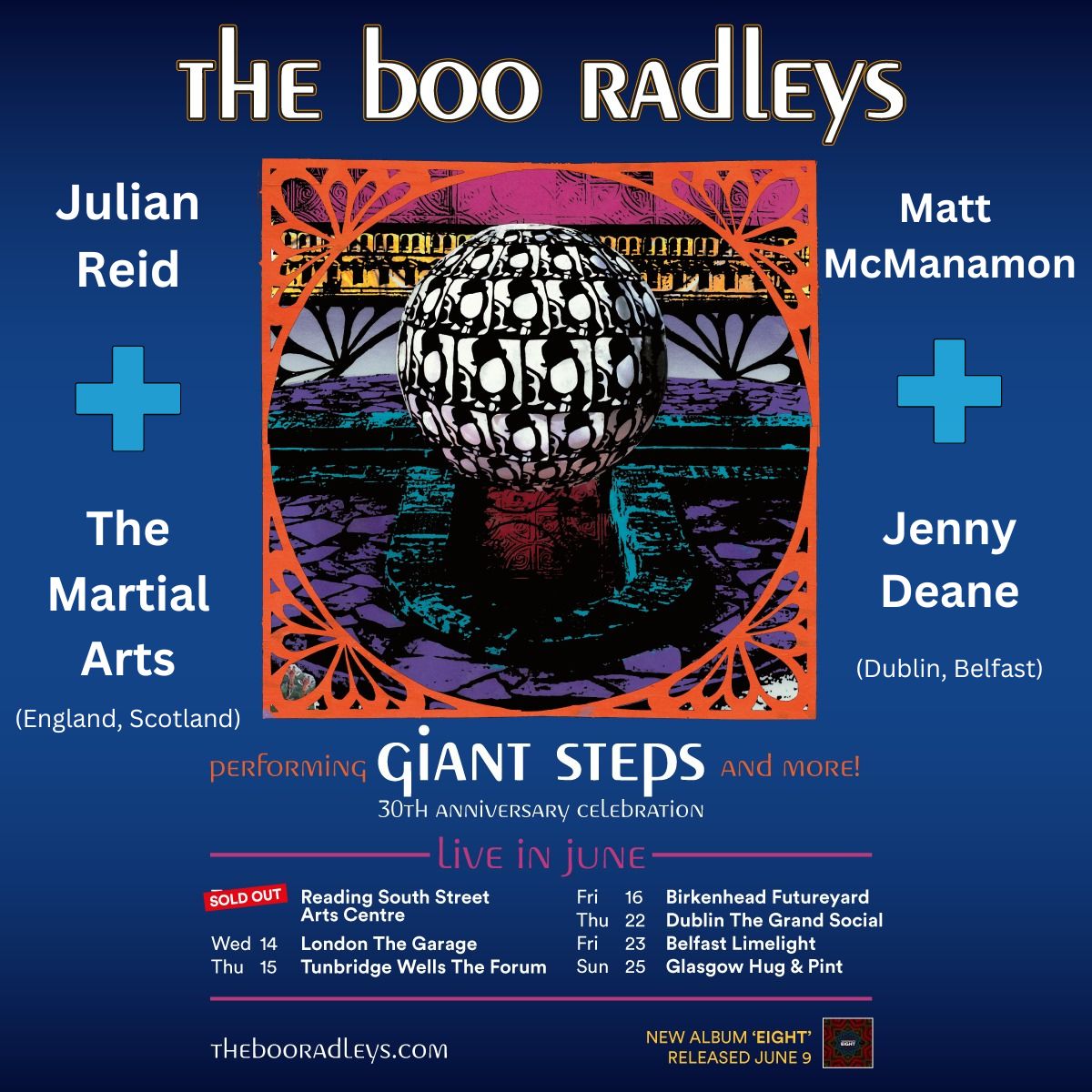 Delighted to announce that I will be supporting @theboo_radleys on the English and Scottish dates of their upcoming ‘Giant Steps’ 30th Anniversary tour of the UK and Ireland. I'll be performing a short acoustic set and can't wait to hit the road with my guitar. My old friend…