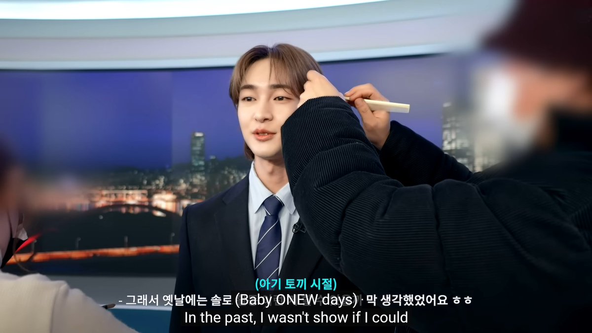 the subs say baby onew days but the actual caption is 'baby rabbit days' i'm so sad