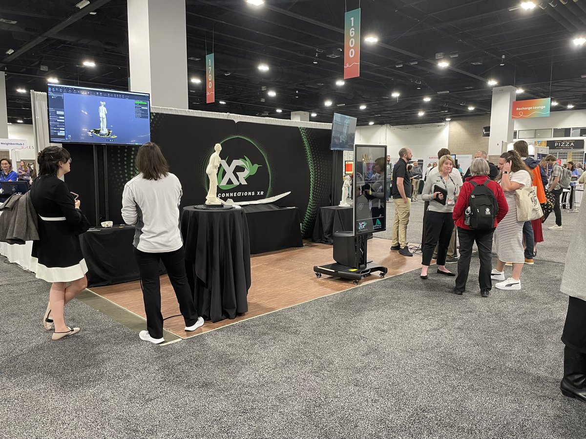 ZNYTHtech's tweet photo. And the @AAMers 2023  Annual Meeting has begun!! #aam2023 #3dscanning #3dassets #digitaldisplays https://t.co/PMiPUHL2MQ