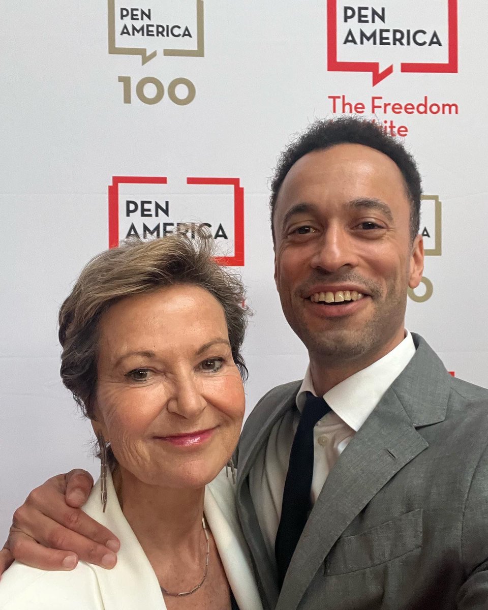 A historic night at Pen - with Salman Rushdie and fellow scribes (here Thomas Chatterton Williams) striking a blow for the freedom to write - and even to offend.