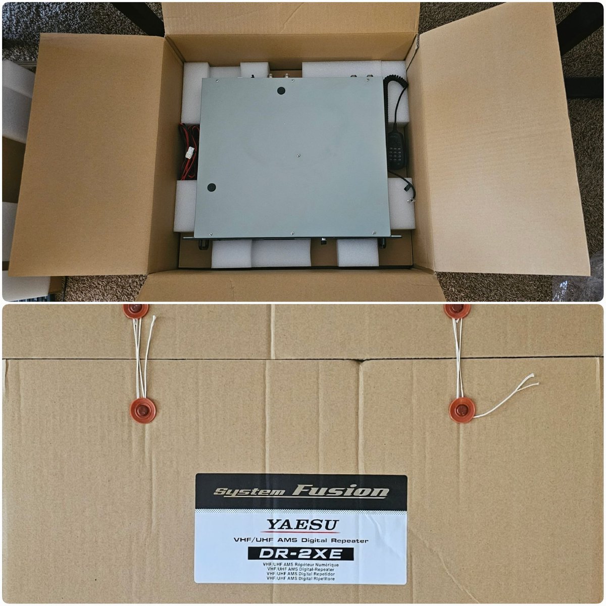 Dzl_Rptr_Group's tweet photo. De defect geraakte System Fusion repeater is weer gerepareerd. De defecte TX main unit is vervangen en afgeregeld. Het nachtelijk onweer is waarschijnlijk de oorzaak geweest. De repeater staat nu als reserve. https://t.co/ENaqA6mCmX