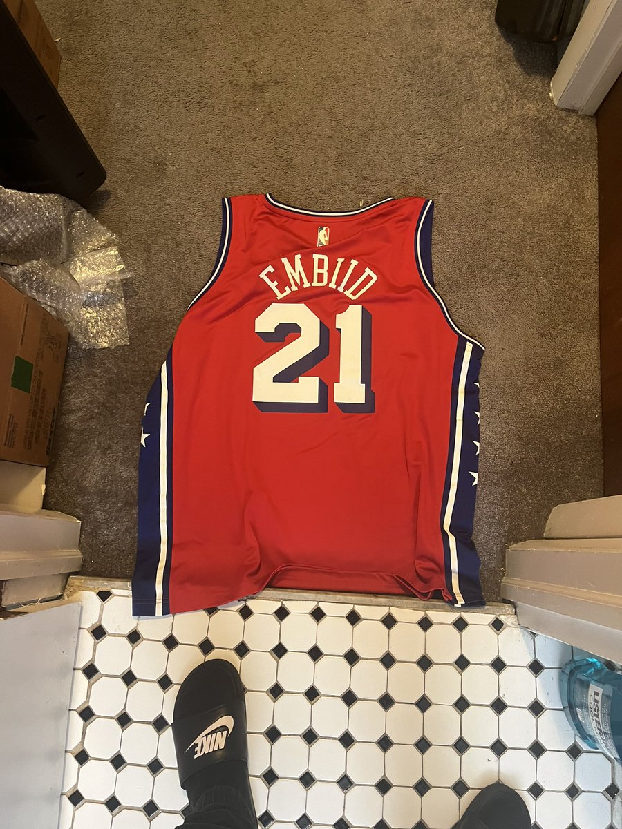 Just got my Joel Embiid Jersey!!!!!!!