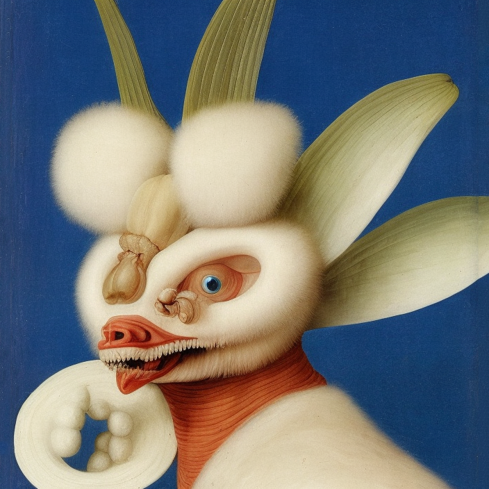 Portrait of Lillipuuf. | #stablediffusion   
"A bit too shy for modern pollination"