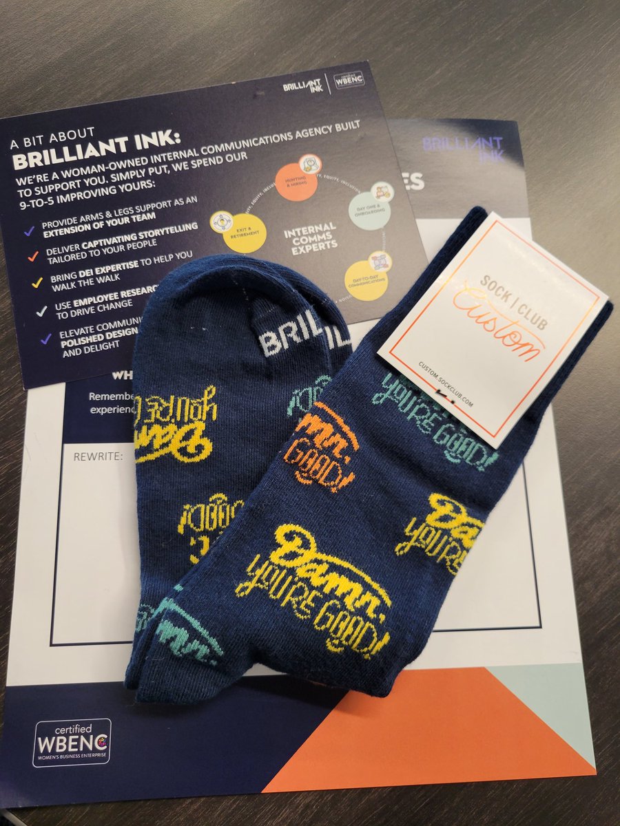 Made a quick trip to Chicago yesterday for <a href="/Firstup_io/">Firstup</a>'s Attune Spotlight on Healthcare! Left with tons of insights, greater appreciation for my fellow health care communicators, and my new favorite pair of socks ⤵️ #internalcomms #healthcarecomms
