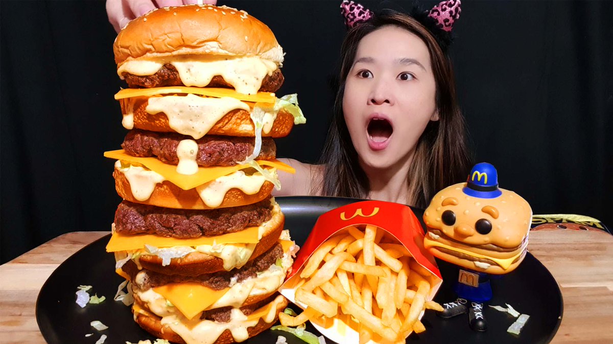 Peggie_Neo's tweet photo. MEGA Big Mac Challenge!
Watch: https://t.co/aO00ZA5PCq https://t.co/rLSaBgelGX