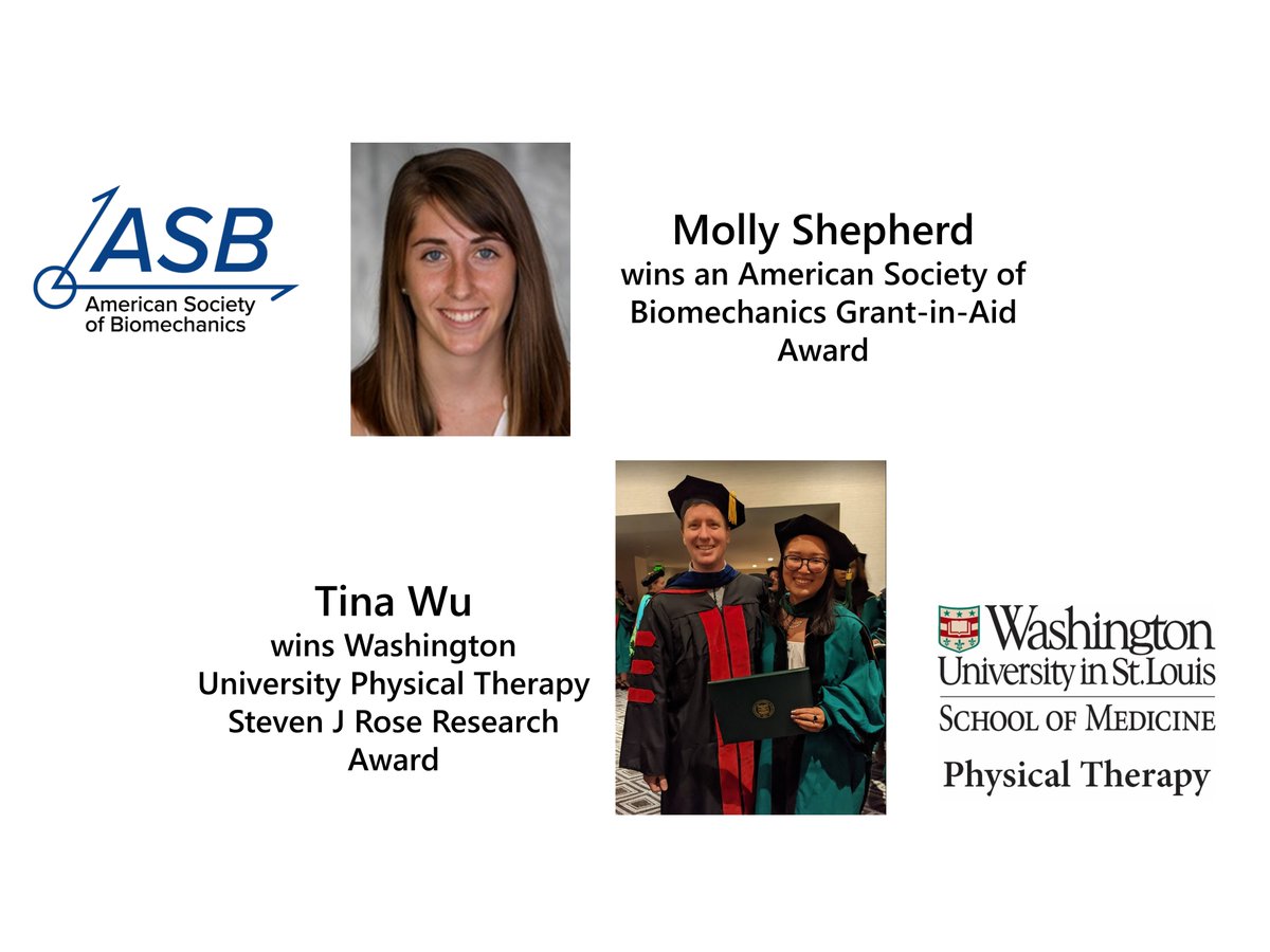 Michael Harris (@mdharrislab) on Twitter photo Congrats to these two stellar students. Rockstars in our PhD and DPT programs. <a href="/MollyShepherdWU/">Molly Shepherd</a> Congrats to these two stellar students. Rockstars in our PhD and DPT programs. <a href="/MollyShepherdWU/">Molly Shepherd</a>
