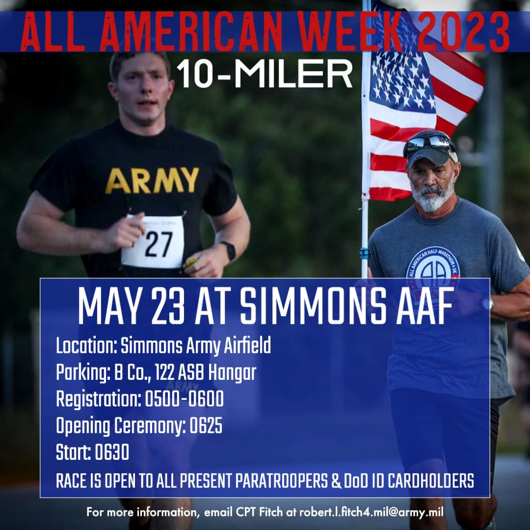 aefuh60's tweet photo. All American Week 2023!!
#AAW23 #AAW10miler #AATW
@82ndABNDiv @82ndCAB https://t.co/KziyxlfvtF