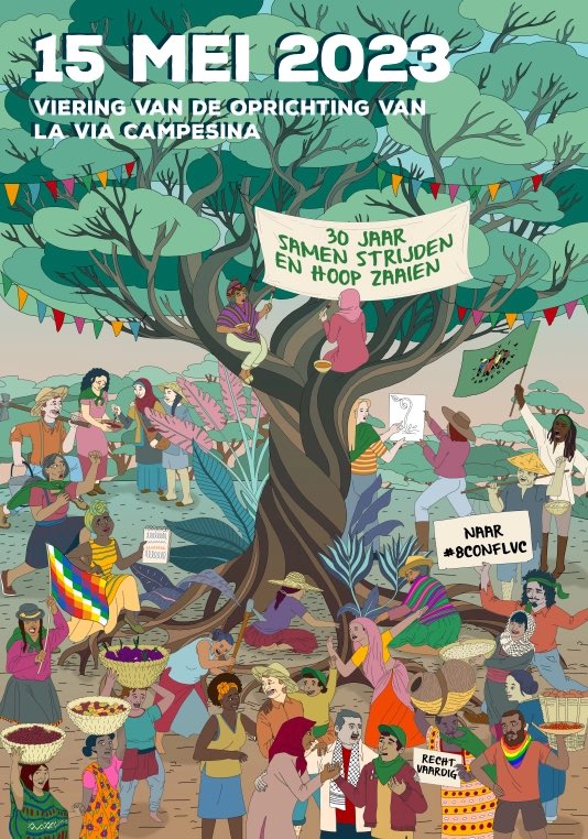 ViaCampesinaBE's tweet photo. La VIA CAMPESINA 30 Jaar
https://t.co/kkr3FSXeN5

#LaViaCampesina #LVC30Years
@via_campesina https://t.co/kSlXx9VCrF