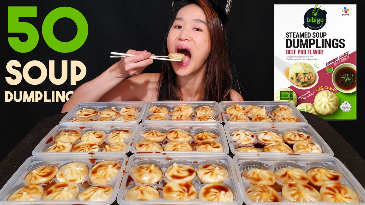 Peggie_Neo's tweet photo. 50 Soup Dumplings Challenge!
Watch: https://t.co/e3uFbYodUI https://t.co/exfUIRdtkT