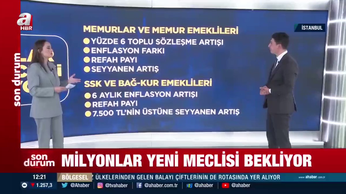 🗳 #Seçim2023 | A Haber'den 'memur maaşı' düzeltmesi

➡ A Haber, Erdoğan’ın Temmuz ayı için 22 bin TL olarak açıkladığı en düşük memur maaşının 'brüt tutar' olduğunu, net miktarın ise '17 bin TL' olacağını açıkladı.

👉Kılıçdaroğlu ise en düşük memur maaşını 'net 21 bin 265…