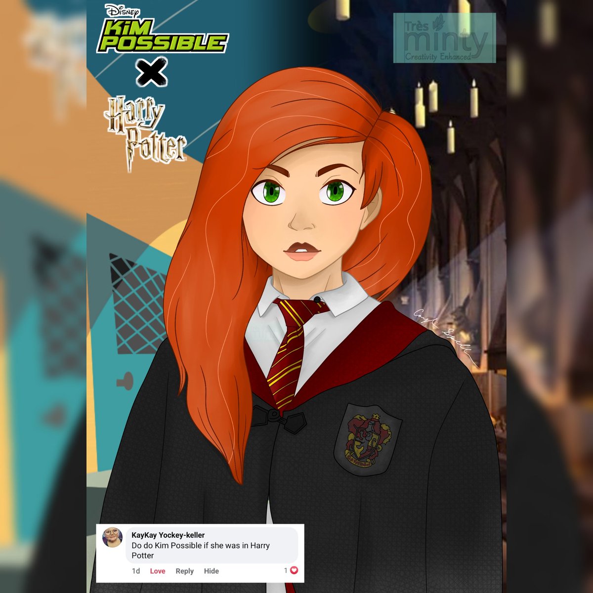 tresminty's tweet photo. 🌱 Requested by KayKay Yockey-keller!

Kim Possible x Harry Potter!

#tresminty #kimpossible #harrypotter #disney #female #spy #fight #gryffindor #Hogwarts #student #ginger https://t.co/xYOeWVDmlP