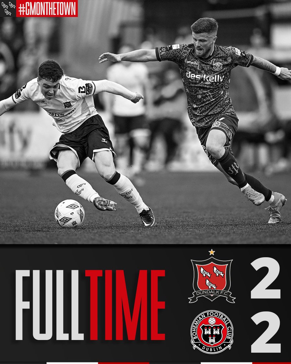 DundalkFC's tweet photo. Bohs come back to leave with a point. https://t.co/Io2YcrwLoL