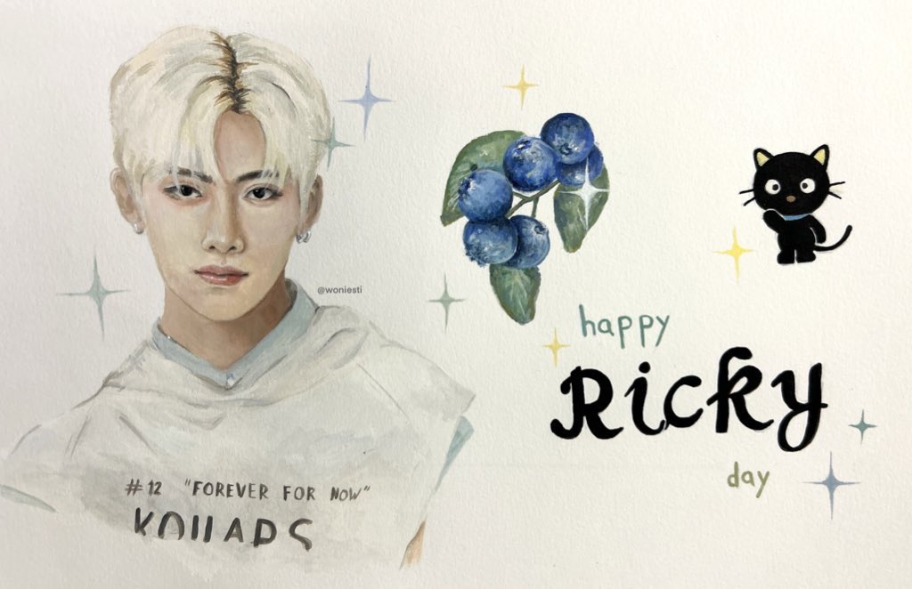 woniestii's tweet photo. happy 𝓡𝓲𝓬𝓴𝔂 day!! 🤍 #ZEROBASEONE
#ZEROBASEONEfanart #RICKY
#StawberRickyDay @ZB1_official https://t.co/QYhKuIx38C