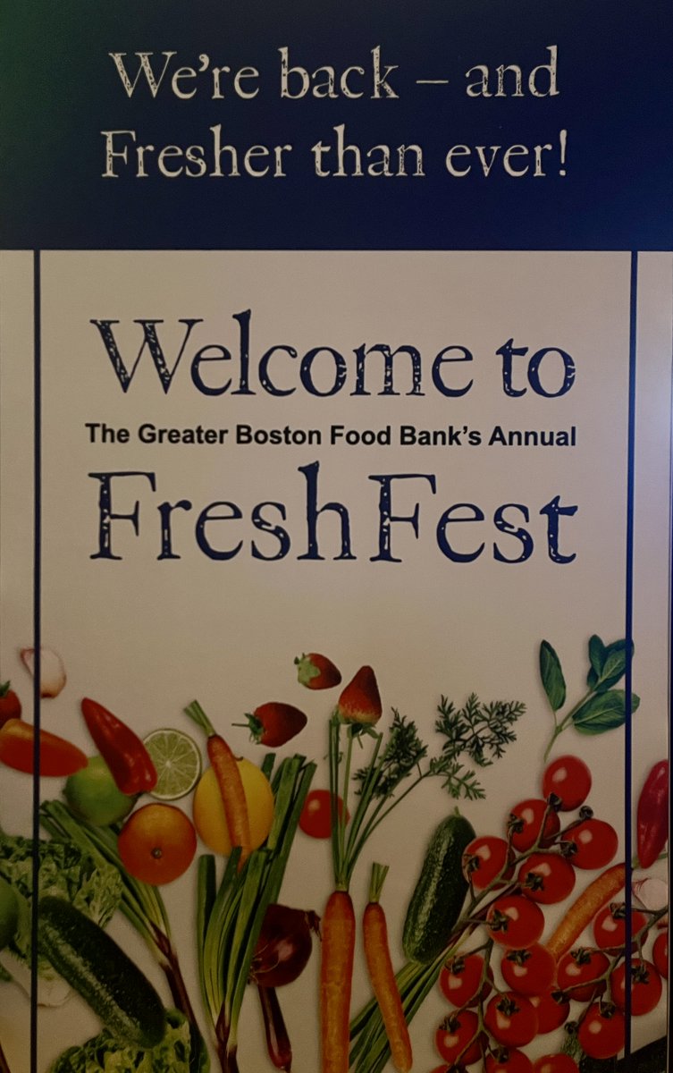 Attended my first FreshFest this week with @Gr8BosFoodBank, full of networking and celebrating the commitment to provide fresh, nutritious food to those in need and raising funds to end hunger. #FreshFest2023 #EndHungerHere #FeedingEasternMA