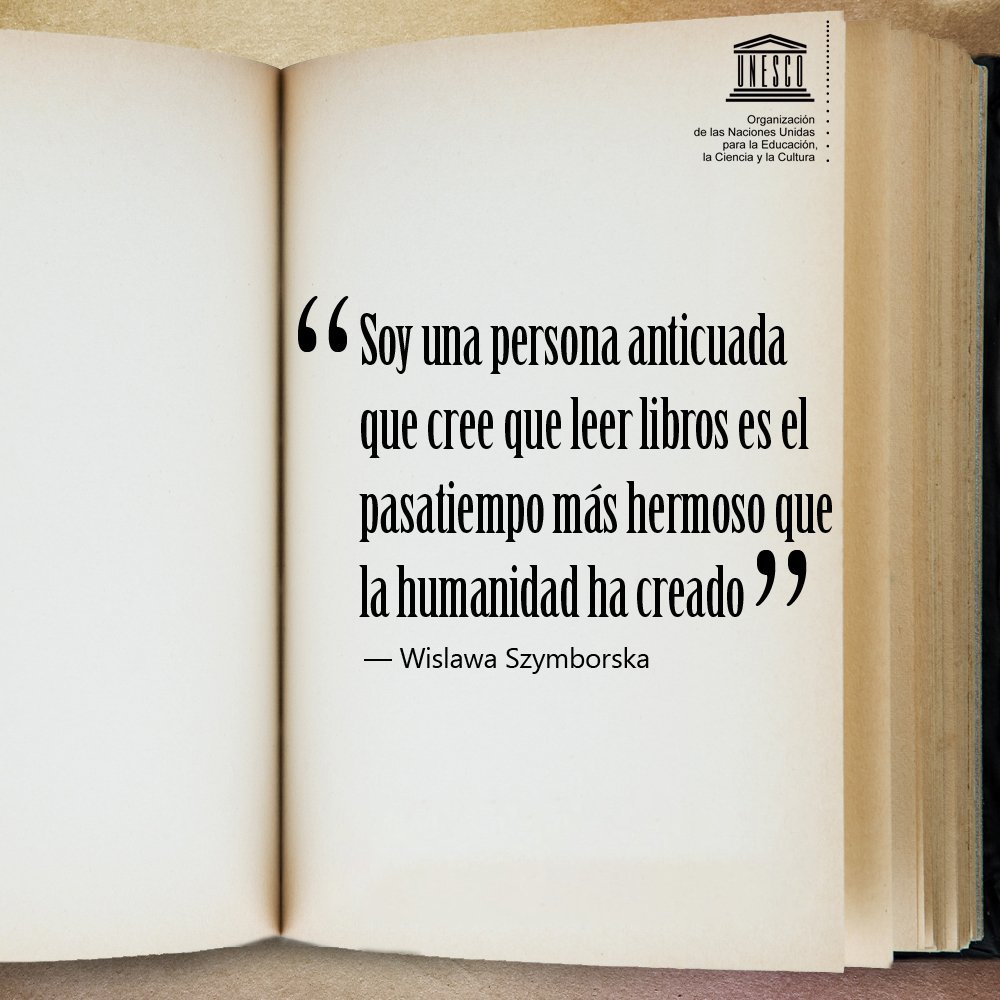 Los libros son el mejor pasatiempo del mundo. 📚❤️

Leer amplía tu horizonte, alimenta tu mente, mejora tu vocabulario y mantiene tu imaginación viva.

Junto con la educación, son poderosas armas para acabar con la pobreza y lograr los #ObjetivosMundiales.