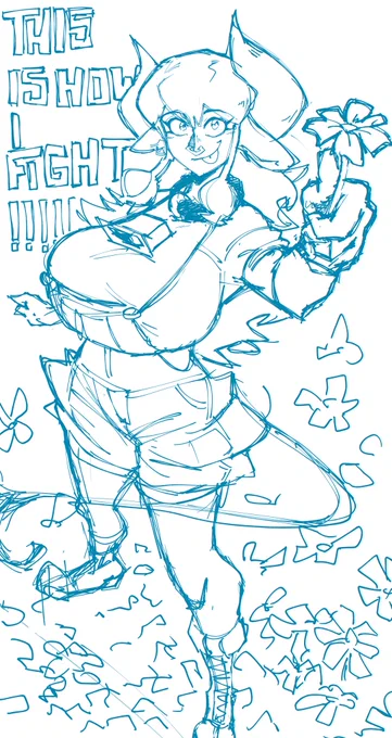 going thru my folder i still like these  i wanna draw her soon