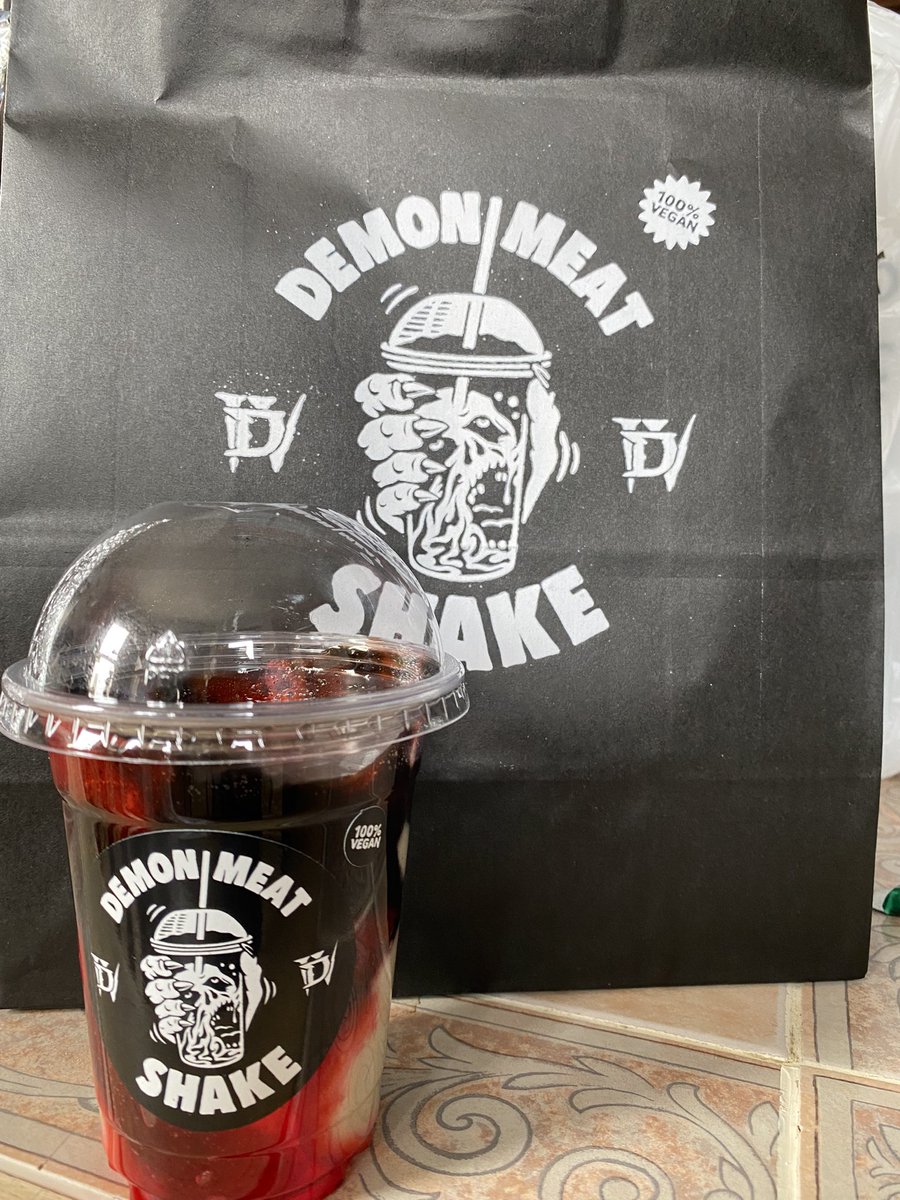 Thank You @Diablo @gofooji @DoorDash for this delicious #DemonMeatShakes !!! #DiabloPromo