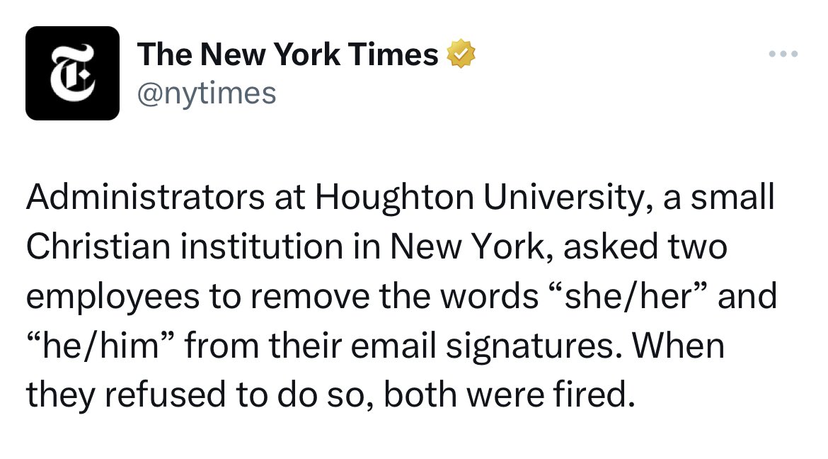 Fired for using pronouns. Is this cancel culture?