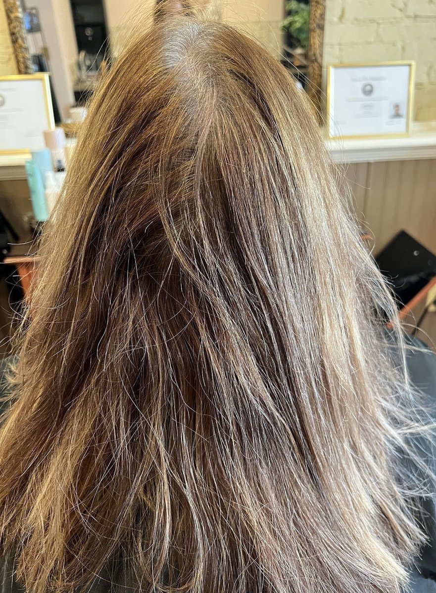 Color, partial balayage & cut by Jill! Call or #bookonline at tranquilitynh.com.

#haircut #haircolor #haircolorist #balayage #balayagehighlights #haircolorist #blondebalayage #blondespecialist