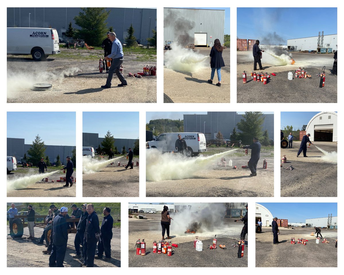BSGCustomFab's tweet photo. A Great Fire Safety Training on Use and Care of Fire Extinguishers by Chad, Acorn Fire &amp; Safety Ltd. Our team
@BSGCustomFab
gained more information on Fire Safety and Protection. #BSG #custommetalwork #metalcutting #weldingengineer #metalfabrication #metalfab #firesafety https://t.co/3vtKbpGtOU