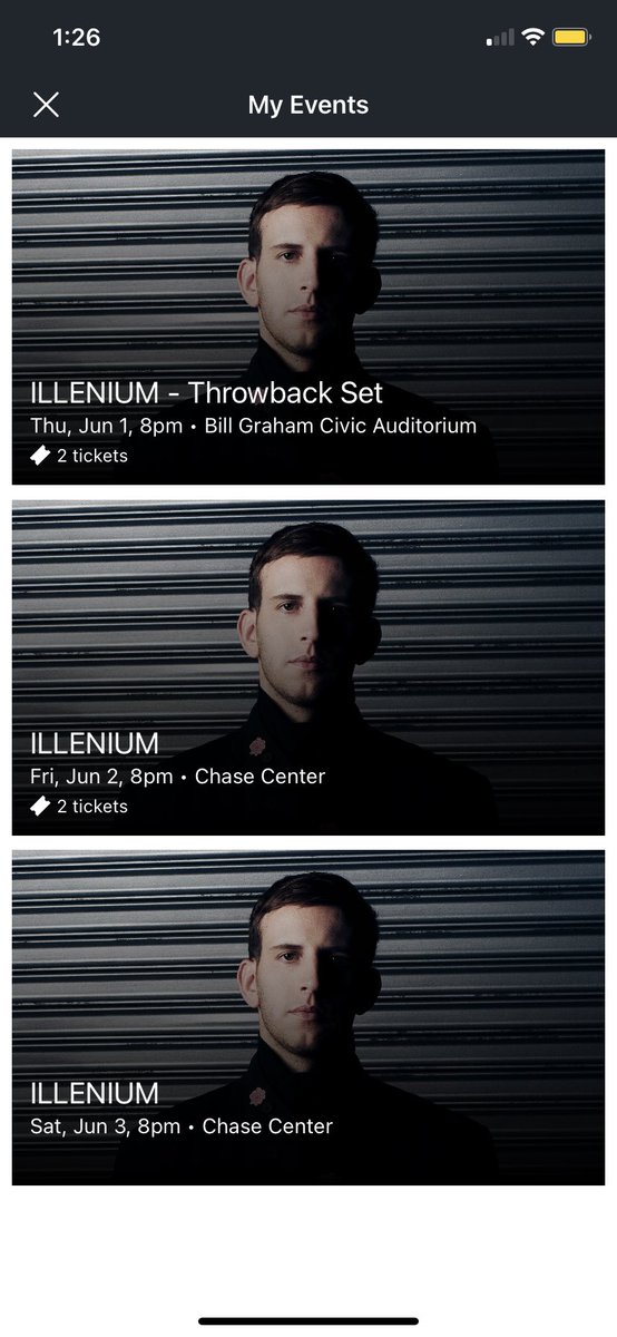 PrettyJessell's tweet photo. @ILLENIUM seeing you three days in a row can’t wait so excited AHHH and this will be my first time seeing you perform! 😎😌 https://t.co/xSi1aaZ8a8