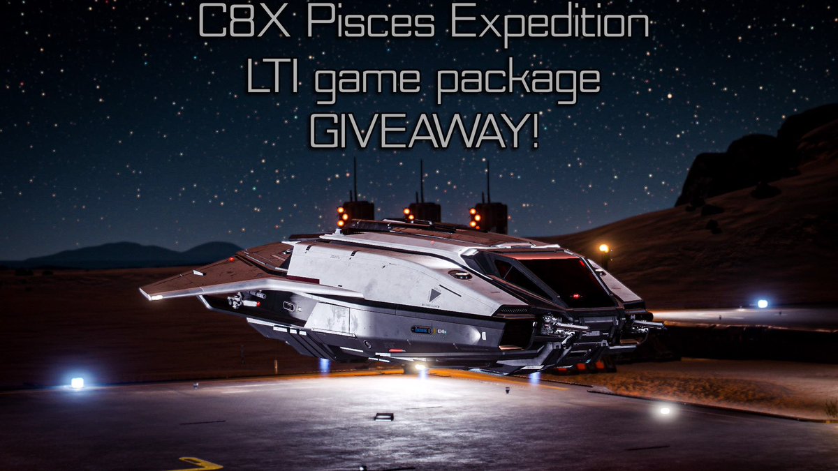 6lasphemous's tweet image. ☄️ GIVEAWAY

Twitter Giveaway! 

• LTI C8X Pisces Game Package

❤️ Retweet &amp;amp; Like
👍 Follow
👽 Comment a GIF

• Drawing will be Friday, 6/02/2023 at 3pm CST

@RobertsSpaceInd #StarCitizen