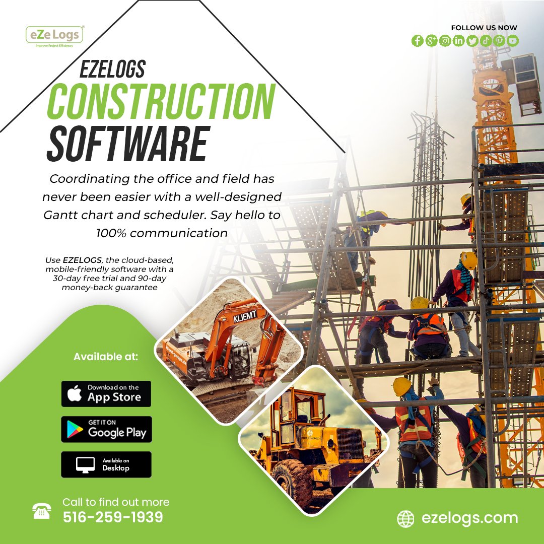 Coordinating the office and field has never been easier with a well-designed Gantt chart and scheduler. Say hello to 100% communication.
#ezelogs #construction #communicationmanagement #ganttchart #resourceplanning #fieldmanagement