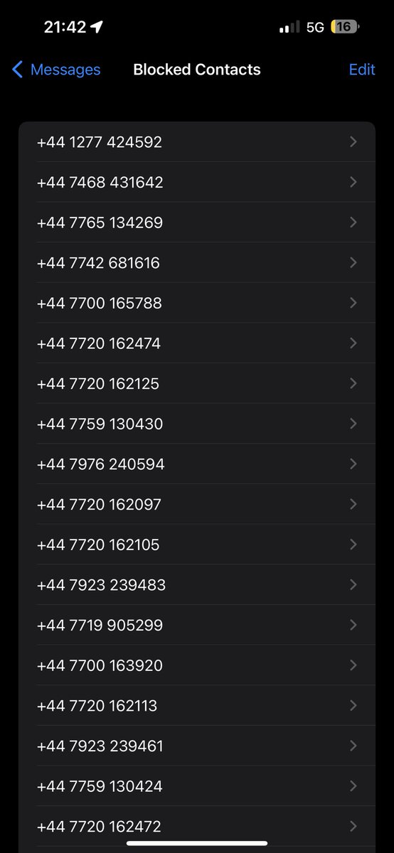 RoopaBenstead's tweet photo. Scam phone numbers I’d thought I’d share. These numbers have been contacting me to tell me I can get car on finance and click the links. #phishing #scammer #carfinancescam #avoidthesenumbers https://t.co/mro9hLyqA3