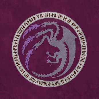 some Targaryen banners I made in the CK3 sigil design thingy