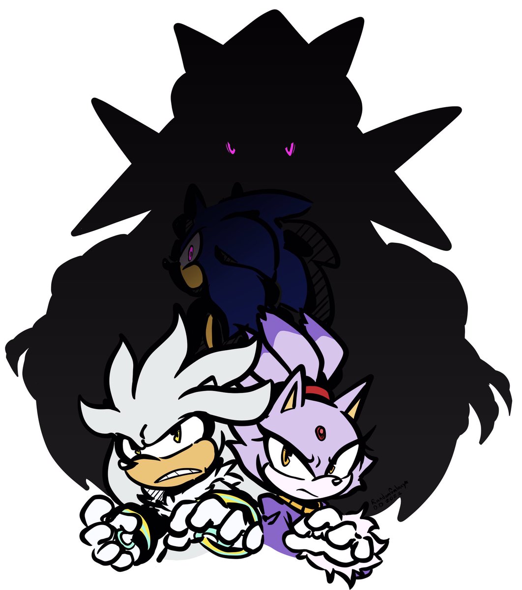 A quick drawing I did for @Steel_Plated200 Overlord au yippeeee #SonicTheHedgehog #sonicau
