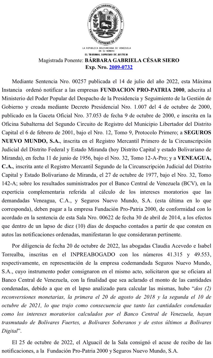 BarbaraCesarS's tweet photo. Sentencia N° 420 del 18/5/23 INDEXACIÓN EN ETAPA DE EJECUCIÓN. Cuando el monto condenado a pagar no es pagado por el vencido, transcurrido un tiempo, por Tutela Judicial Efectiva, el vencedor debe recibir una suma de dinero equivalente al monto pretendido. https://t.co/DL6trvZp7G https://t.co/1xWbmJR53p