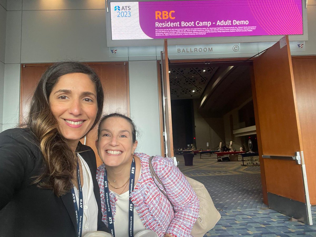 GallodeMoraesMD's tweet photo. @RaniaRightHeart and I ready to teach #residentbootcamp at #ATS2023 @atscommunity @atsearlycareer
Thanks you for having us @LekshmiMD @ren_ashton @Diana_Kelm https://t.co/pEz68q1TcK