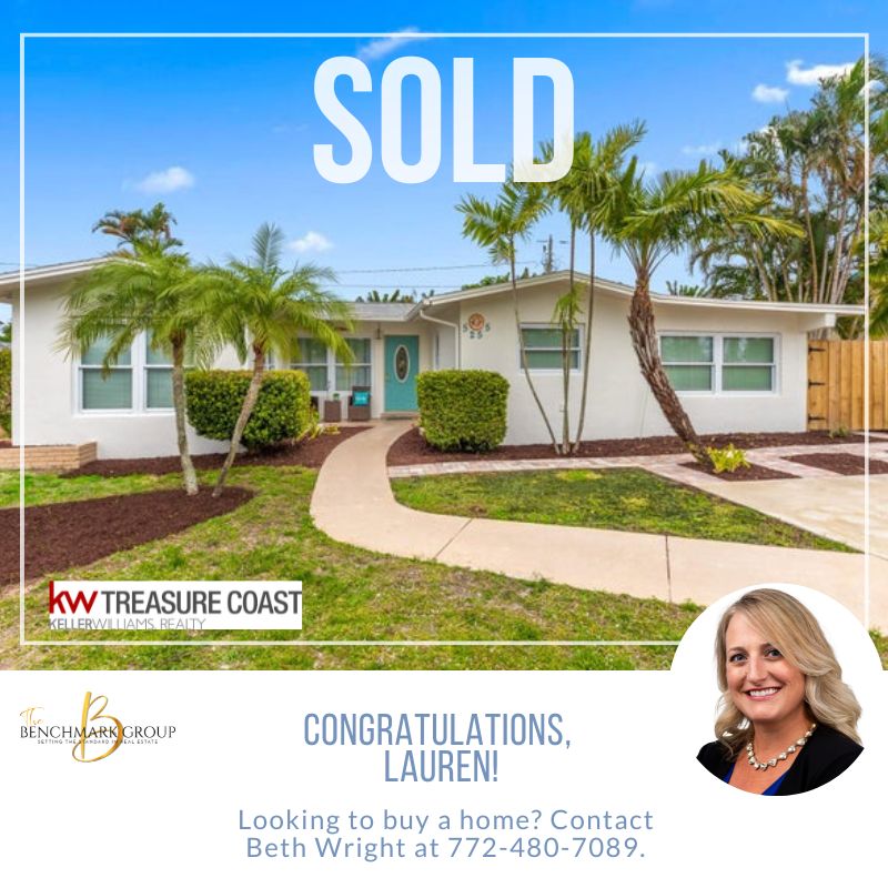 🎉 JUST SOLD 🎉

Congratulations to our buyer, Lauren on the purchase of this adorable home in Stuart!  If you are looking to buy your dream home, contact Beth Wright today at 772-480-7089

#stuartfl #realtor #buyersagent #realestateagent #sold #justsold #southfloridarealtor