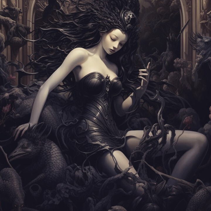 In a forgotten town, plagued by shadows and whispers, there lived a troubled girl named Lily. Tormented by inner demons, she wandered through life in search of solace. One fateful night, tempted by a mysterious presence, she made a choice that forever bo… instagr.am/p/CscB_bJvzun/