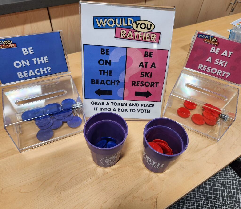 DgnLib's tweet photo. Did you vote today? The beach won!
#wearedgn #99learns https://t.co/H3lqKhb9zy https://t.co/2W8h9utdBT