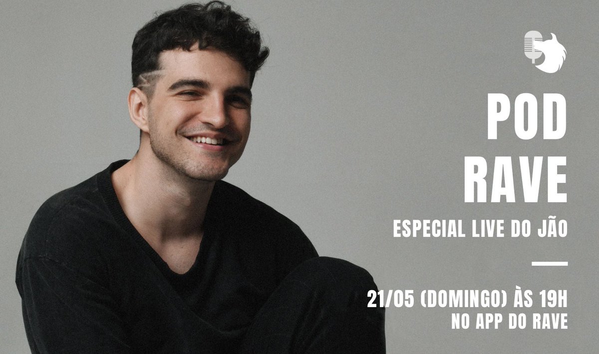 podlobers's tweet photo. Domingo é dia de #PodRave!
Vem curtir o melhor que a Live do Jão proporcionou pra gente. Nos encontramos às 19H 🤍 https://t.co/mcI64WJx3A