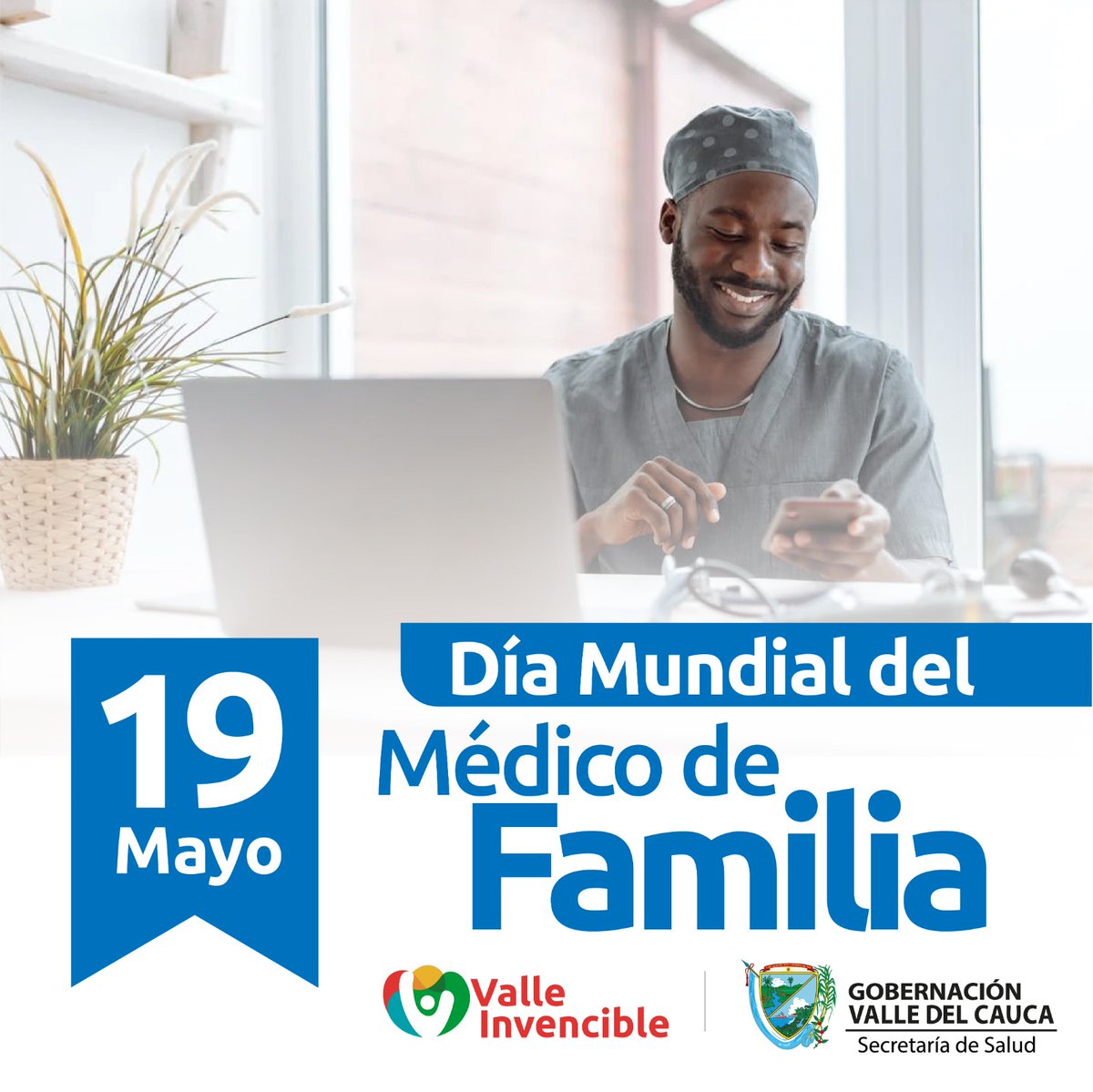 La celebración del #DíaMundialDelMédicoDeFamilia fue declarada en 2010 por la Organización Mundial de Medicina Familiar.
Felicitamos a los médicos de familia de nuestro #ValleInvencible y enaltecemos su aporte  para la prestación de los servicios de salud en todos los niveles.