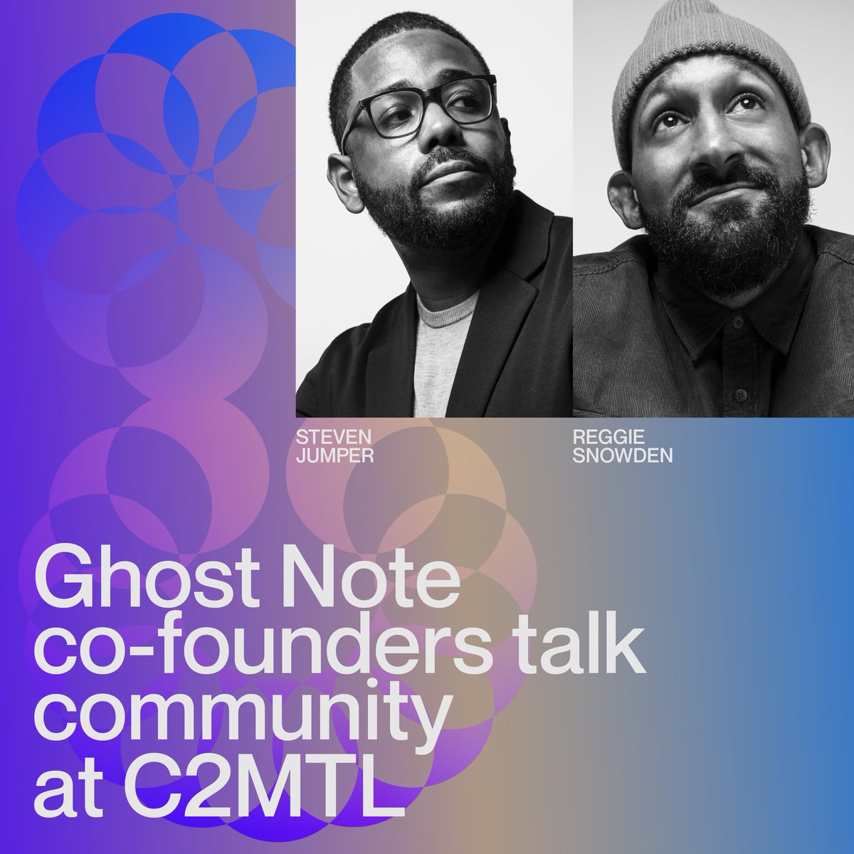 A relationship based on connection is an art that @GhostNoteAgency's Steven Jumper & Reggie Snowden know about. At #C2MTL23, they will join @Dentsu Canada's Stephen Kiely to talk community, not just transactions. Right message. Right people. Right here: c2montreal.com