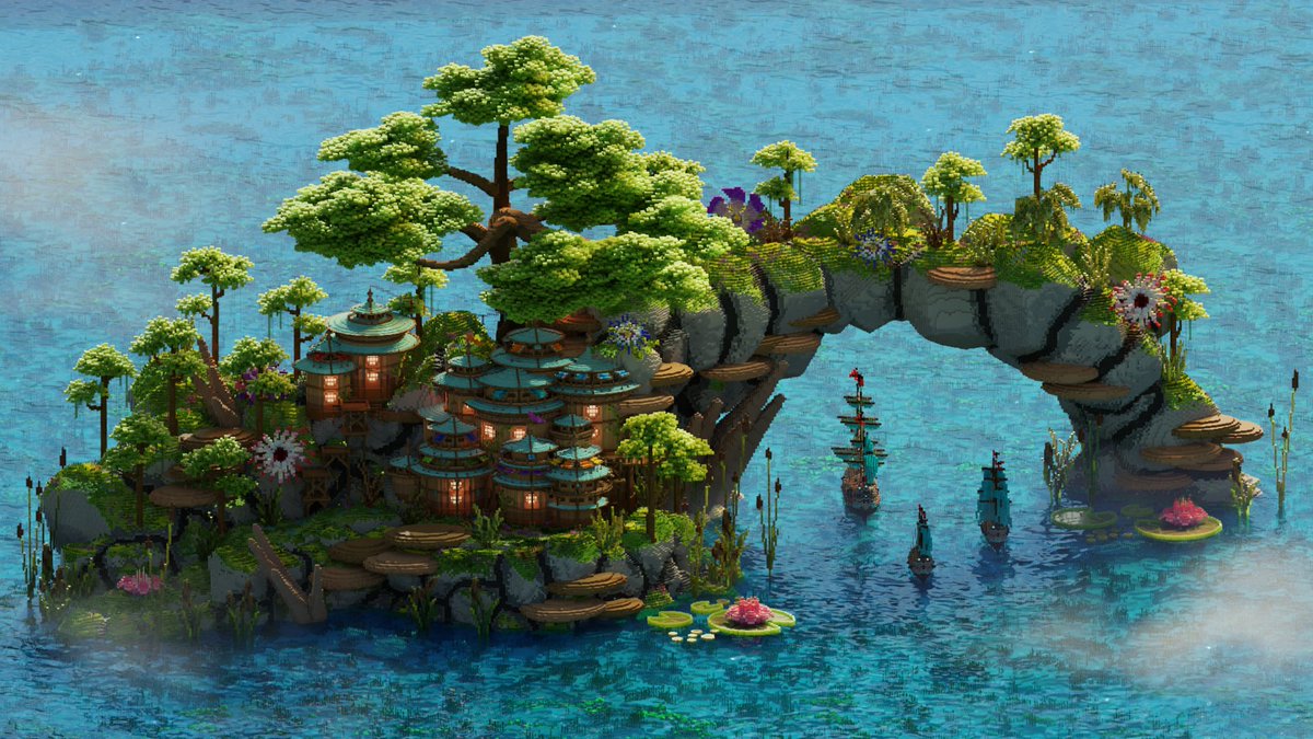 neaseabe's tweet image. 'Amara'

1st render by: @omgabuilds  
2nd render by: @Zeraph17 
3rd render by: @Juuicybtw

#minecraft #minecraftbuilds #junglefantasy