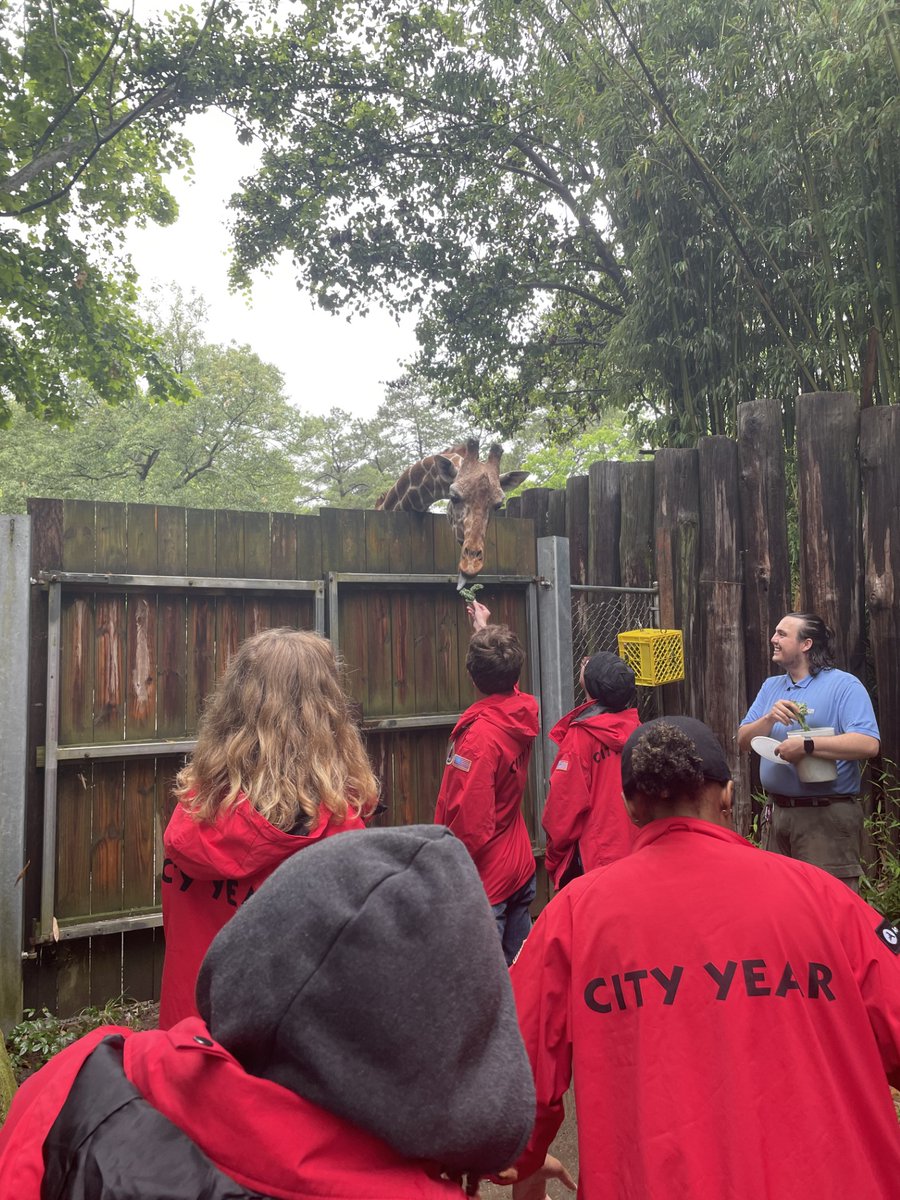 Today our Corp got a behind the scenes tour of Riverbanks Zoo! Thank you Colonial Life and Riverbanks Zoo for providing such a fun experience! #cityyear #columbiasc