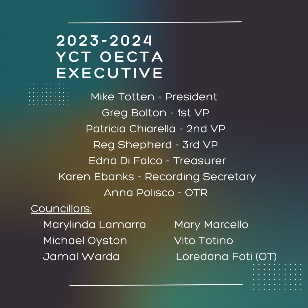York OECTA tweet media