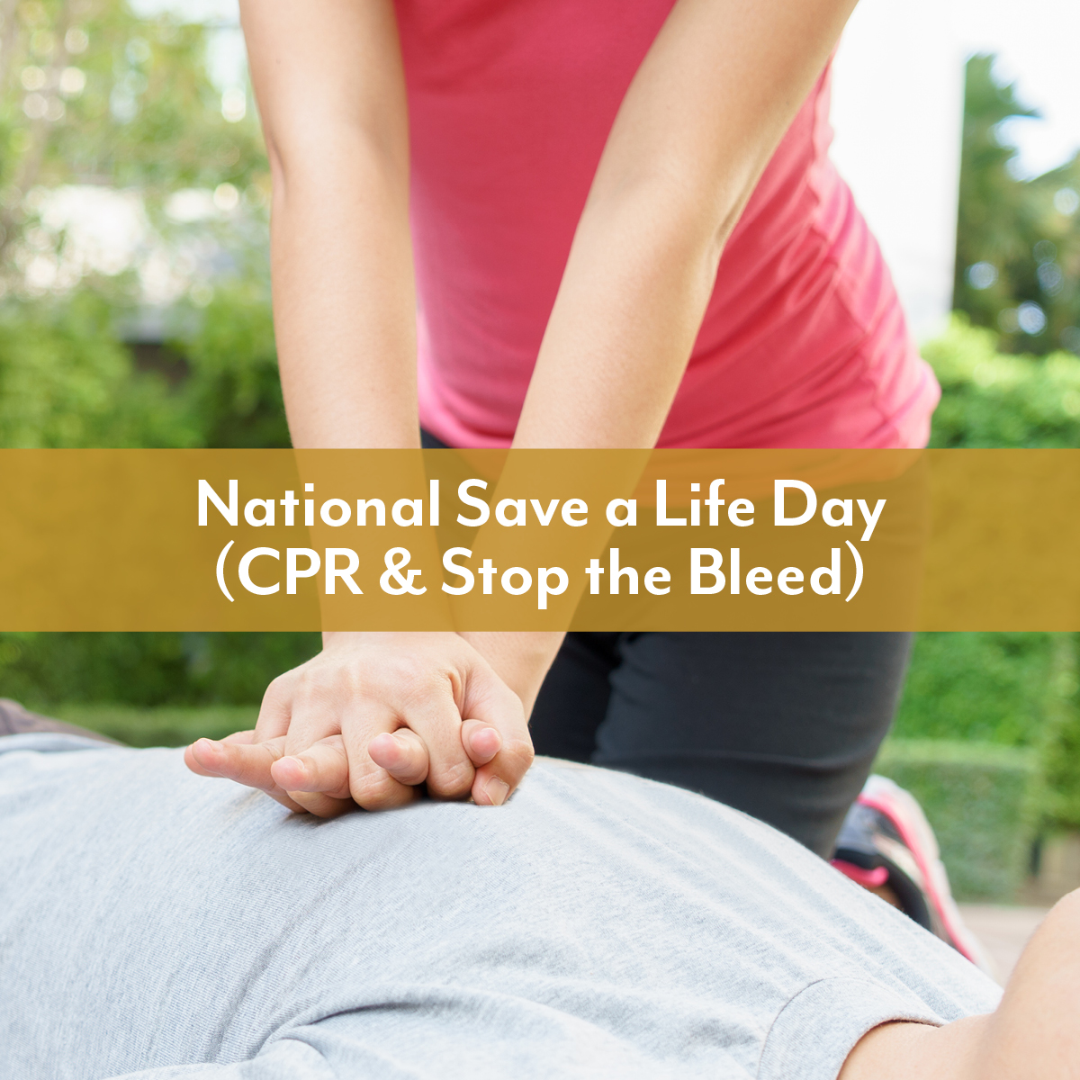 ECMCBuffalo's tweet image. Are you ready to save someone’s life? National Save-a-Life Day encourages everyday citizens to learn life-saving skills like learning how to control bleeding from a serious injury. To find out more, visit Stop the Bleed at bit.ly/3SEjV6P. #NSTBM