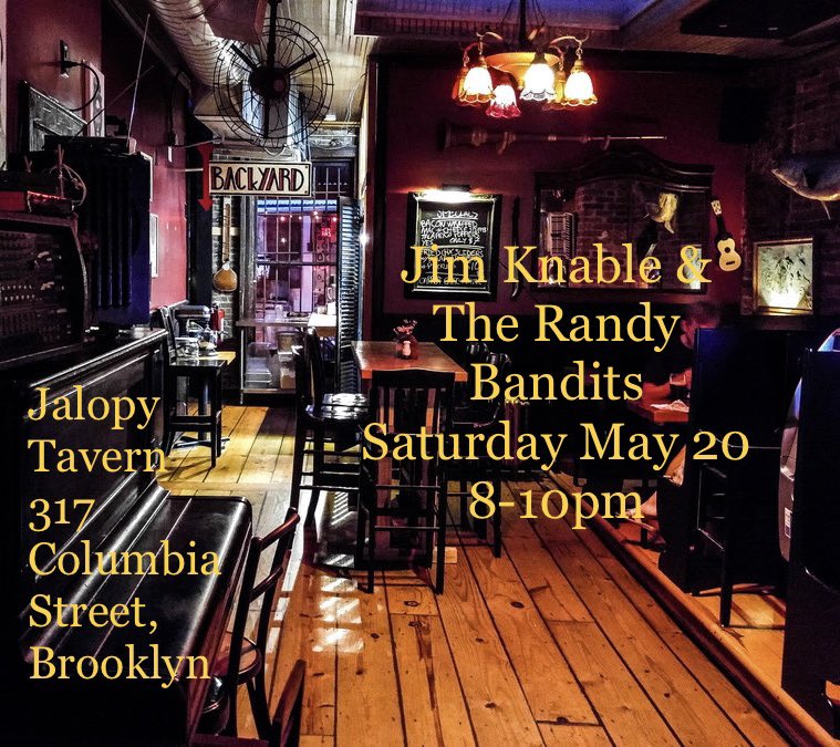 Tomorrow night we hold court <a href="/JalopyTavern/">Jalopy Tavern</a> right next door to <a href="/JalopyBrooklyn/">Jalopy Theatre</a> and <a href="/JalopyRecords/">Jalopy Records</a> with @ChrisQMurphy @jaybuchanan_ and <a href="/SpiffWiegand/">Spiff Wiegand</a> as The Randy Bandits <a href="/brooklynvegan/">BrooklynVegan</a> <a href="/brooklynradio/">brooklynradio</a> <a href="/BrooklynPatch/">Brooklyn Patch</a> <a href="/BrooklynRail/">BHRA</a> <a href="/nfbid/">North Flatbush Avenue BID</a> <a href="/PorchStomp/">PorchStomp NYC</a> <a href="/BigCityFolk/">Big City Folk</a> <a href="/TimeOutNewYork/">Time Out New York</a>